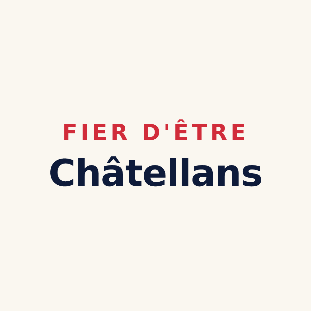 Tasse « Fier d'être Châtellans » — design pour Châtel