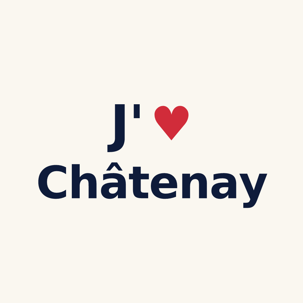 Tasse personnalisée Châtenay — design J'aime Châtenay