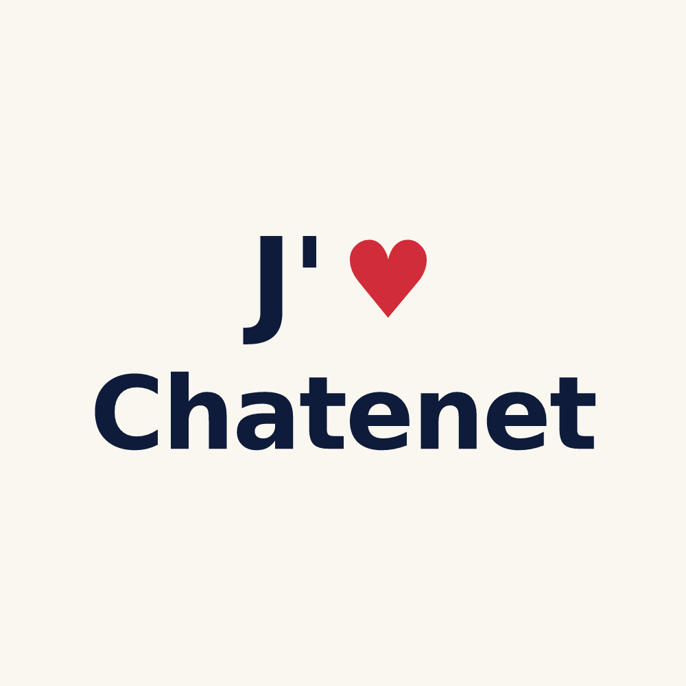 Tasse personnalisée Chatenet — design J'aime Chatenet