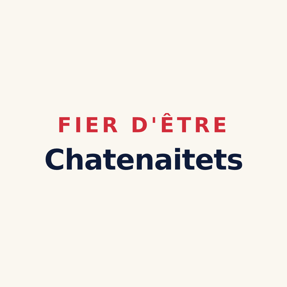 Tasse « Fier d'être Chatenaitets » — design pour Châtenois