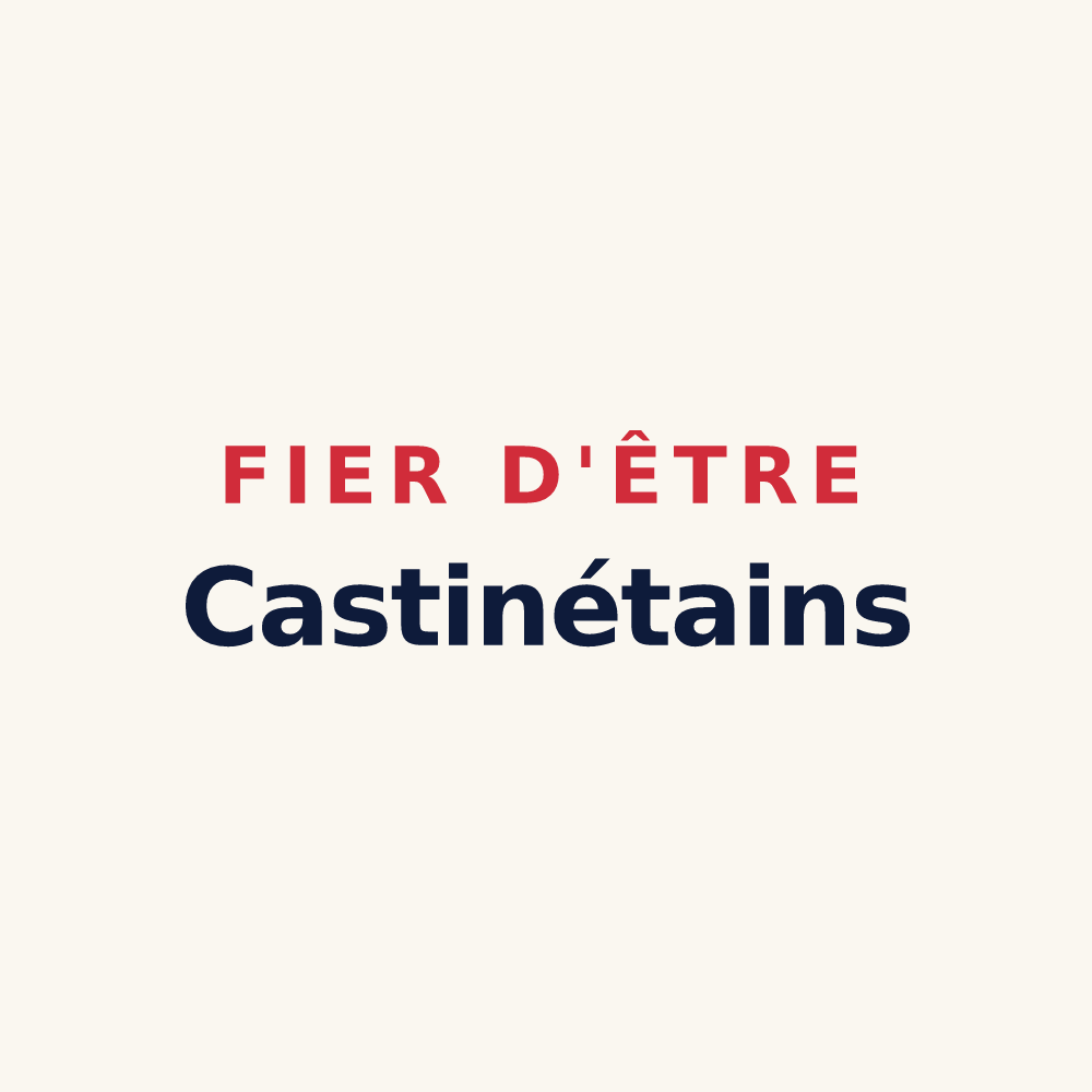 Tasse « Fier d'être Castinétains » — design pour Châtenois