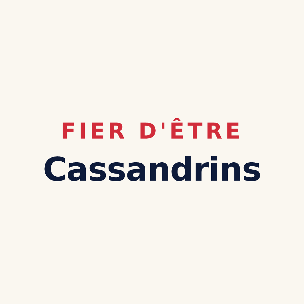 Tasse « Fier d'être Cassandrins » — design pour Châtillon-sur-Cluses