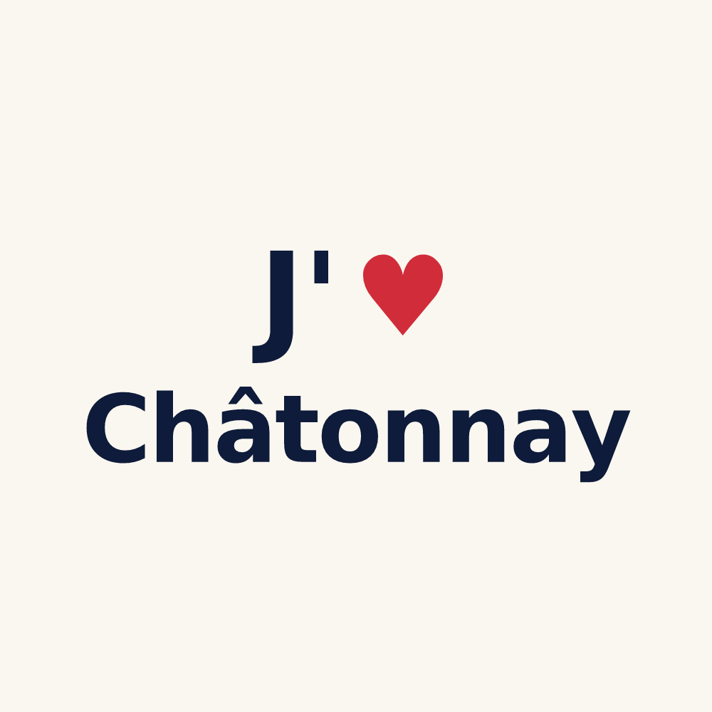 Tasse personnalisée Châtonnay — design J'aime Châtonnay
