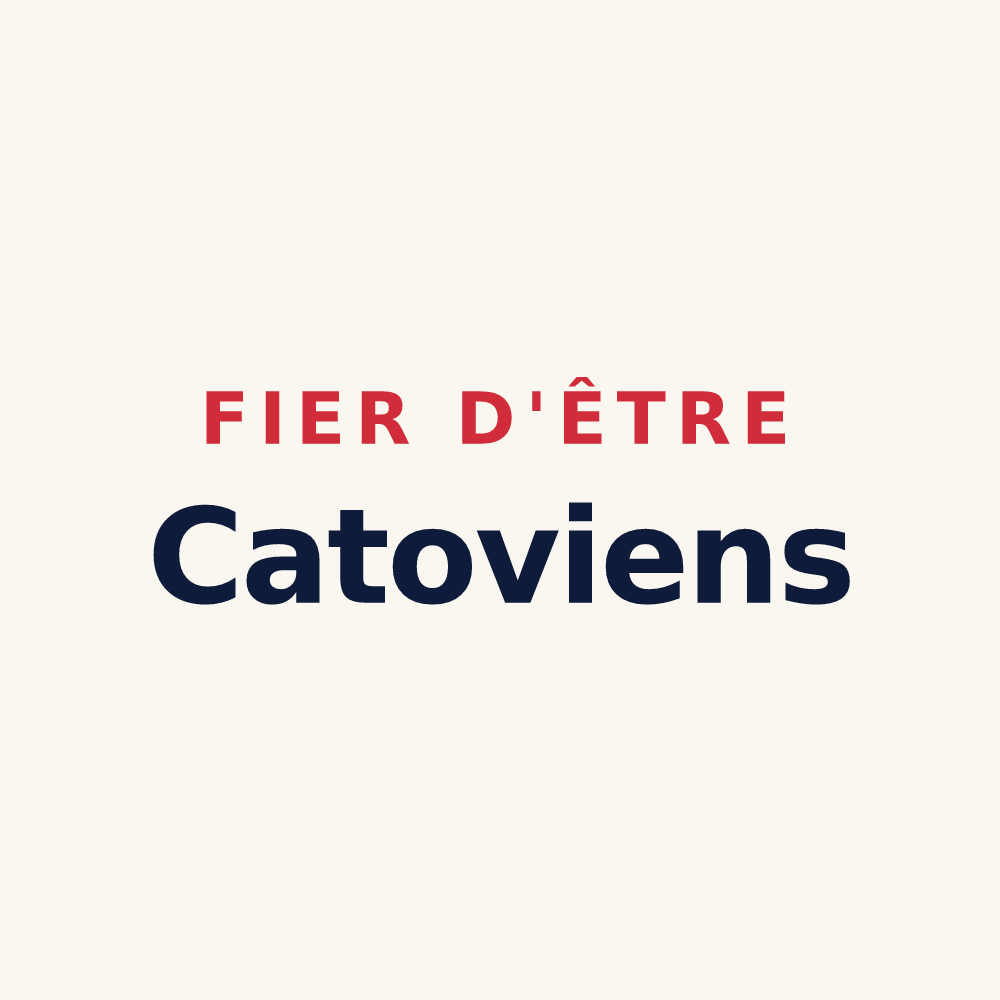 Tasse « Fier d'être Catoviens » — design pour Chatou