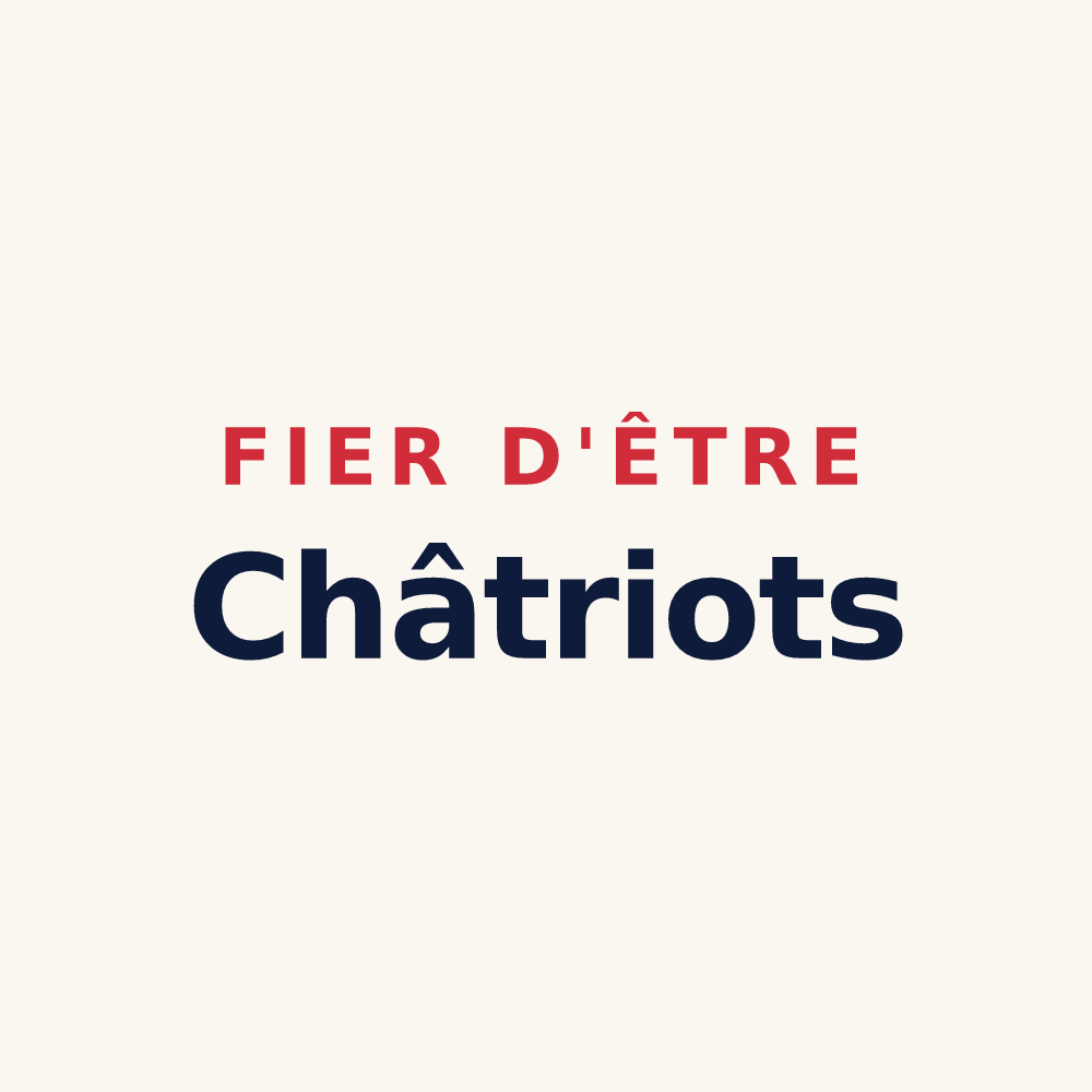 Tasse « Fier d'être Châtriots » — design pour Châtres