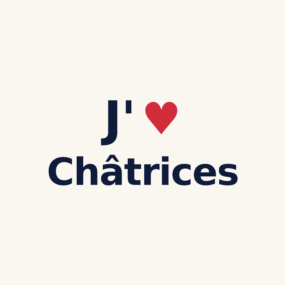 Tasse personnalisée Châtrices — design J'aime Châtrices