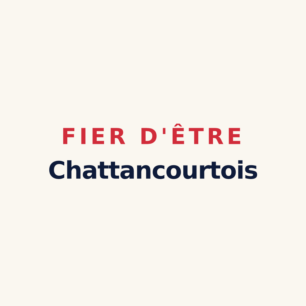 Tasse « Fier d'être Chattancourtois » — design pour Chattancourt