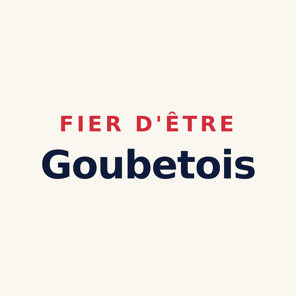 Tasse « Fier d'être Goubetois » — design pour Chatuzange-le-Goubet