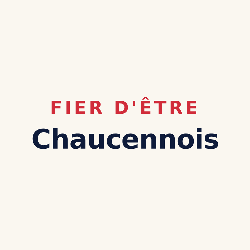 Tasse « Fier d'être Chaucennois » — design pour Chaucenne