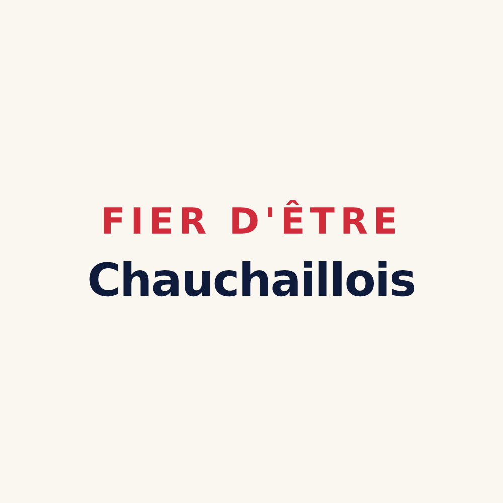 Tasse « Fier d'être Chauchaillois » — design pour Chauchailles