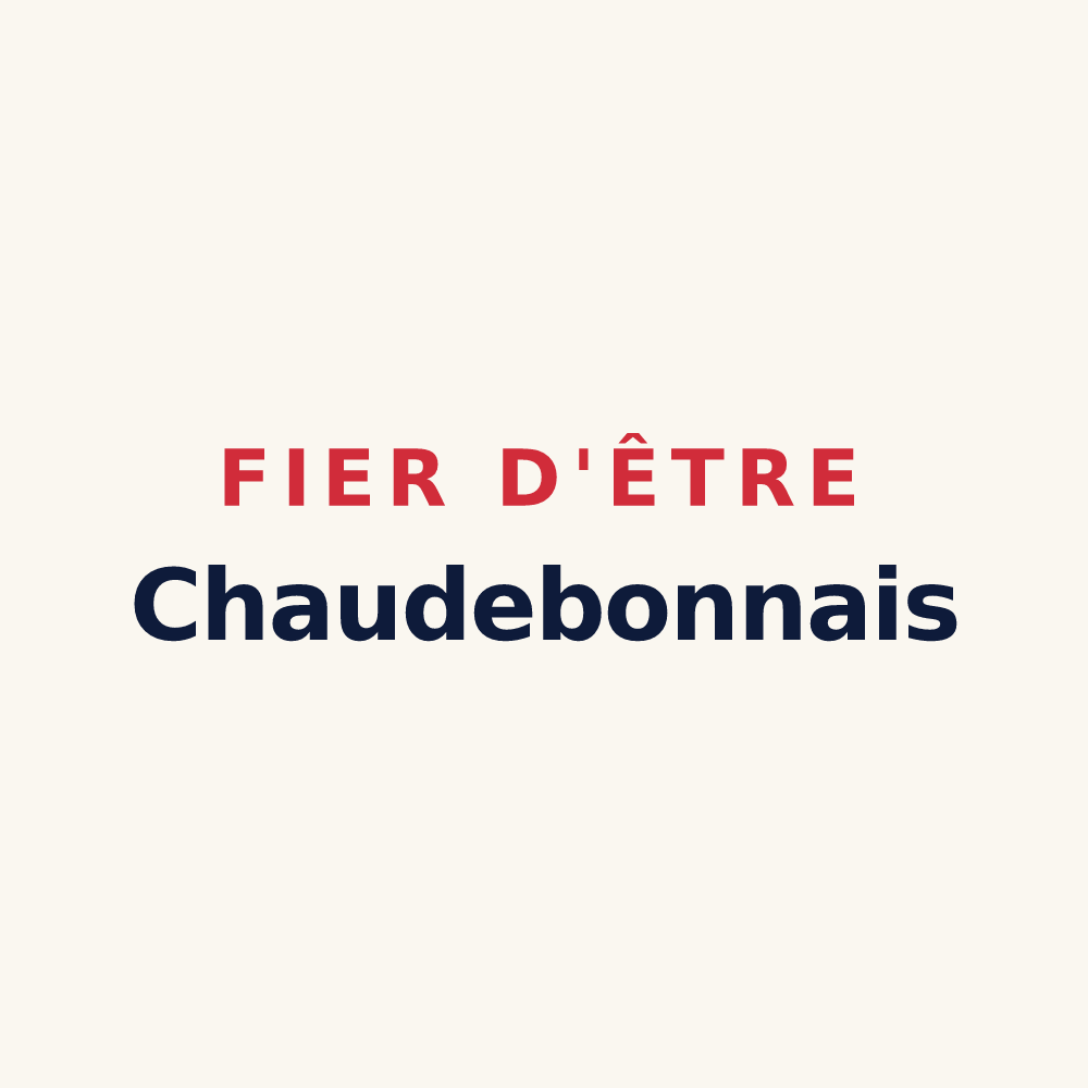 Tasse « Fier d'être Chaudebonnais » — design pour Chaudebonne