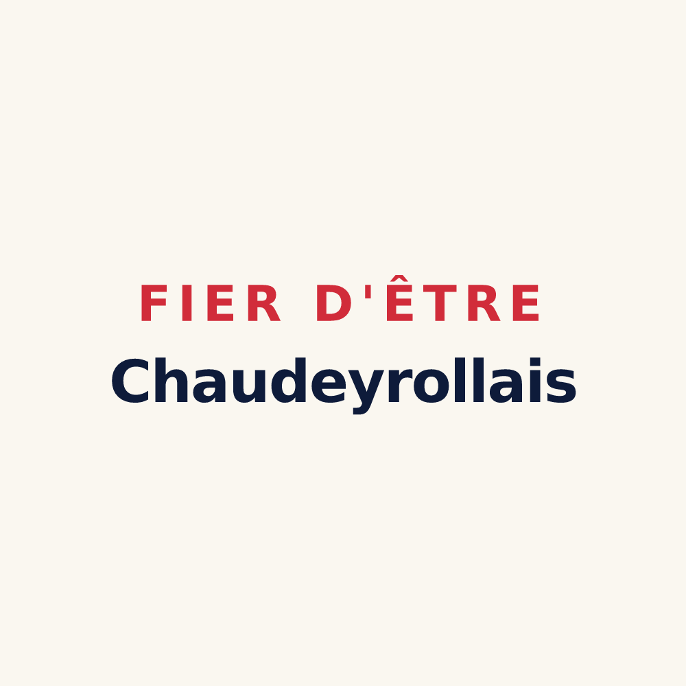 Tasse « Fier d'être Chaudeyrollais » — design pour Chaudeyrolles