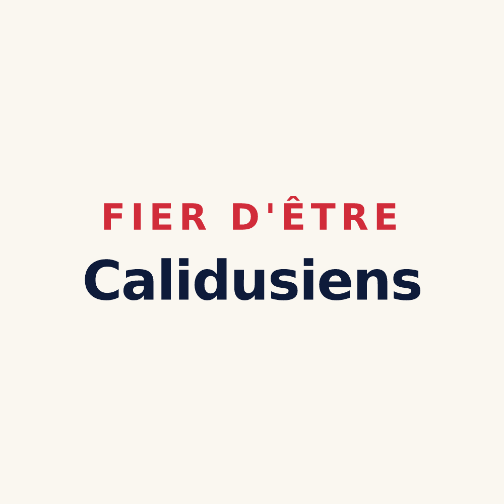 Tasse « Fier d'être Calidusiens » — design pour Chauffour-lès-Étréchy