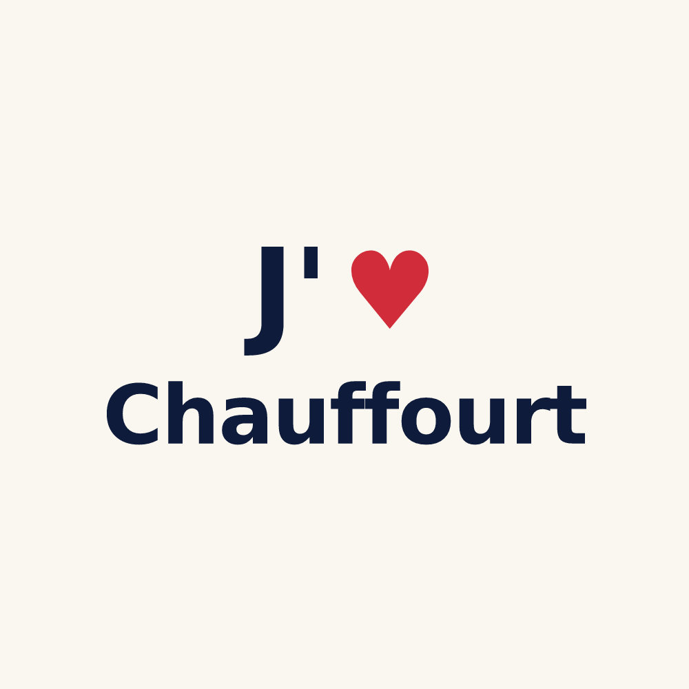 Tasse personnalisée Chauffourt — design J'aime Chauffourt