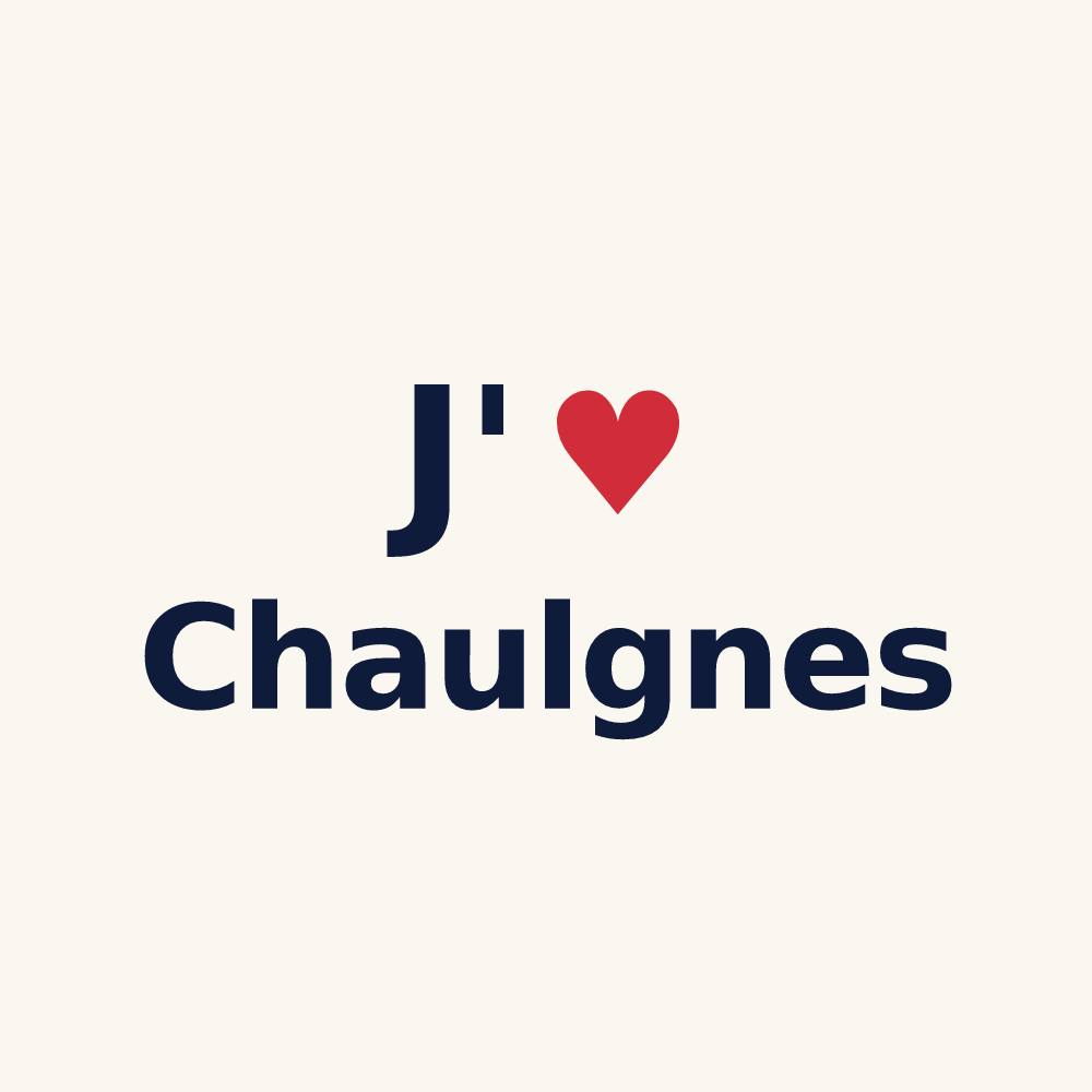 Tasse personnalisée Chaulgnes — design J'aime Chaulgnes
