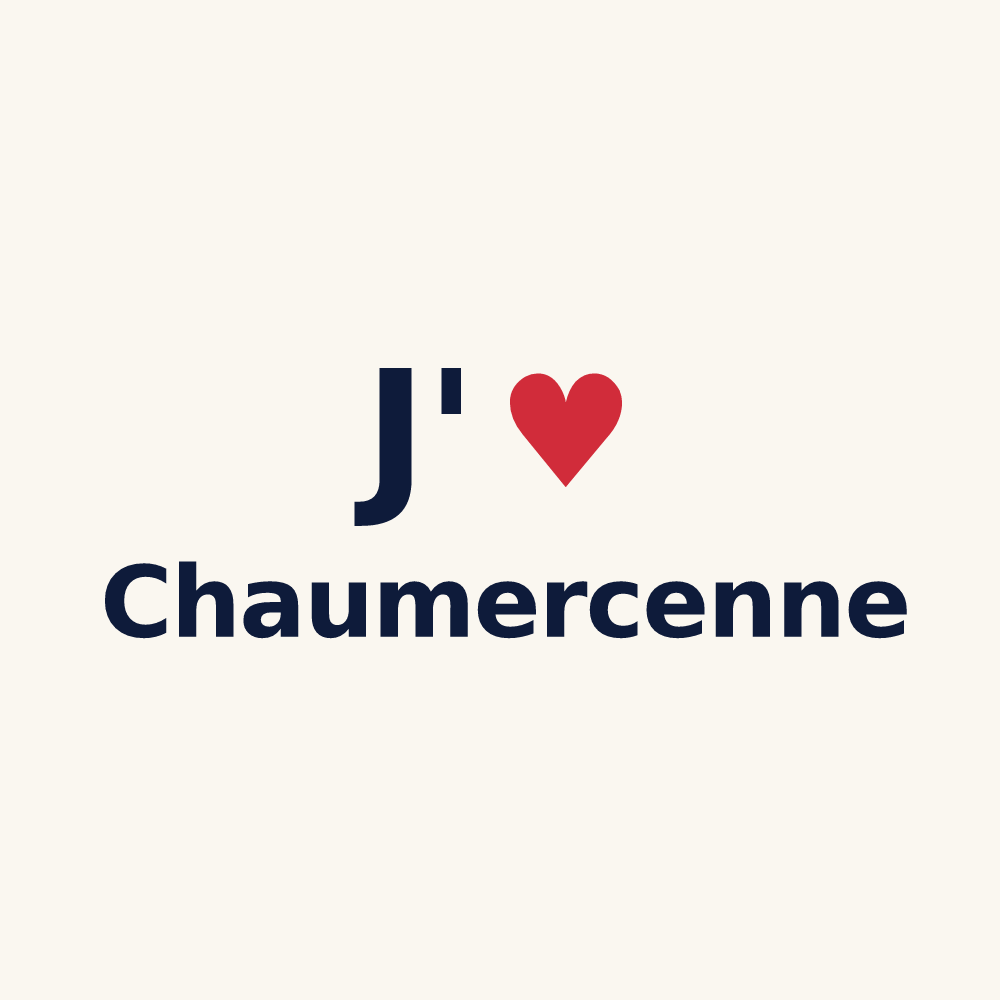 Tasse personnalisée Chaumercenne — design J'aime Chaumercenne