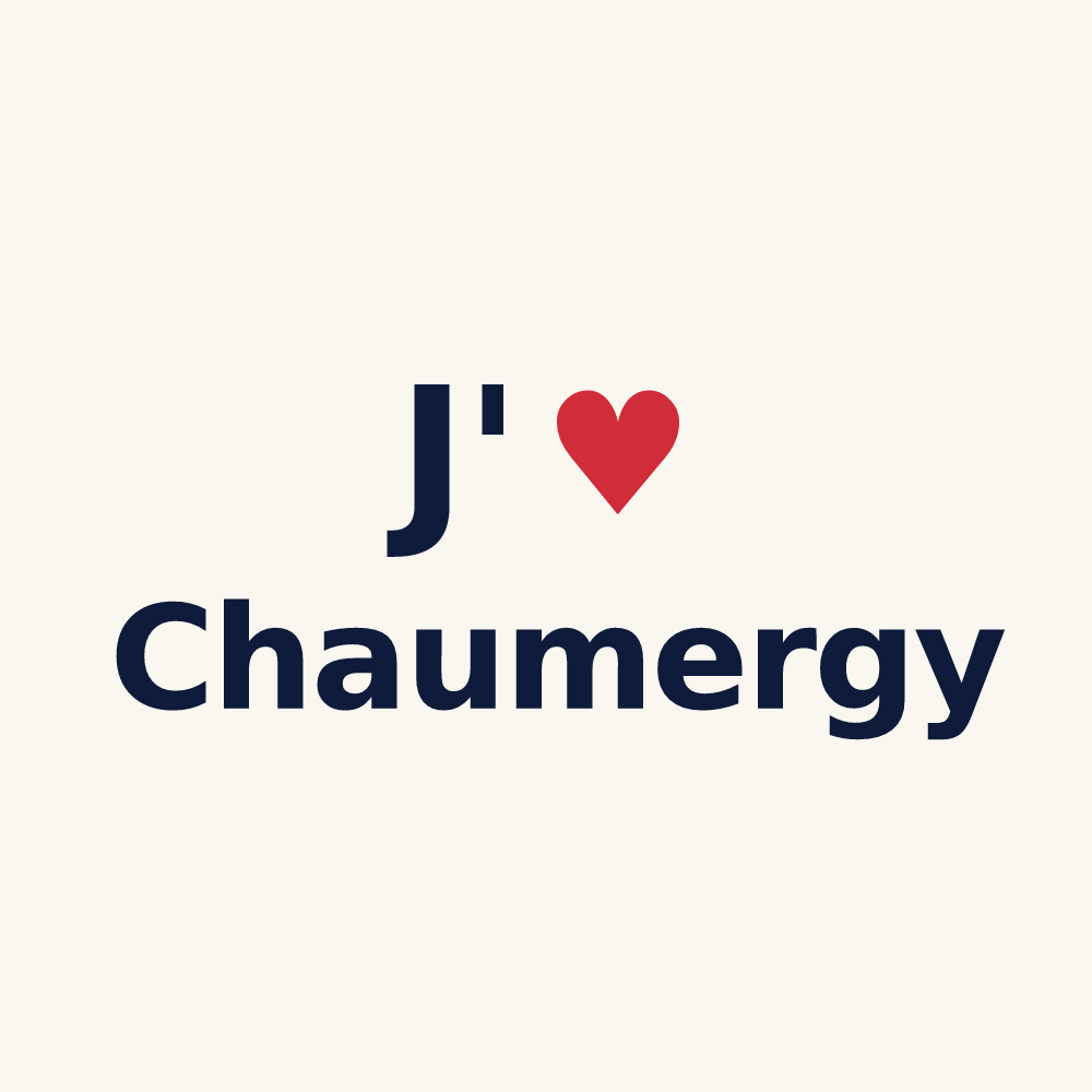 Tasse personnalisée Chaumergy — design J'aime Chaumergy