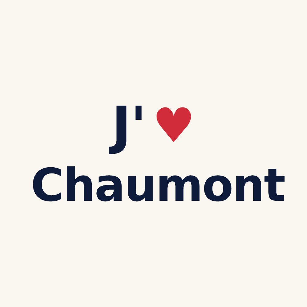 Tasse personnalisée Chaumont — design J'aime Chaumont