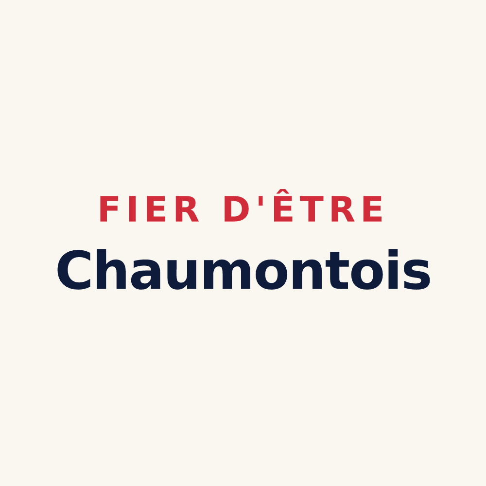 Tasse « Fier d'être Chaumontois » — design pour Chaumont-devant-Damvillers