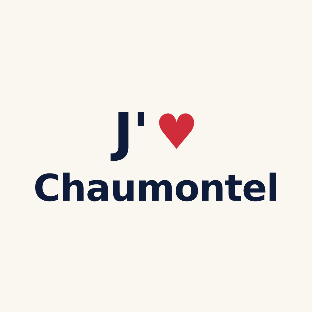 Tasse personnalisée Chaumontel — design J'aime Chaumontel