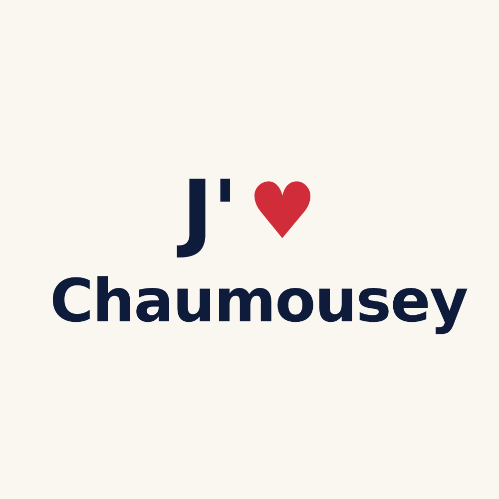 Tasse personnalisée Chaumousey — design J'aime Chaumousey