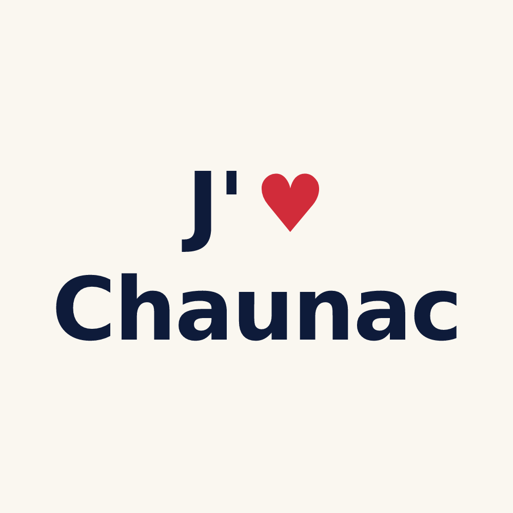 Tasse personnalisée Chaunac — design J'aime Chaunac