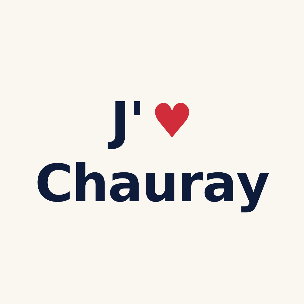 Tasse personnalisée Chauray — design J'aime Chauray