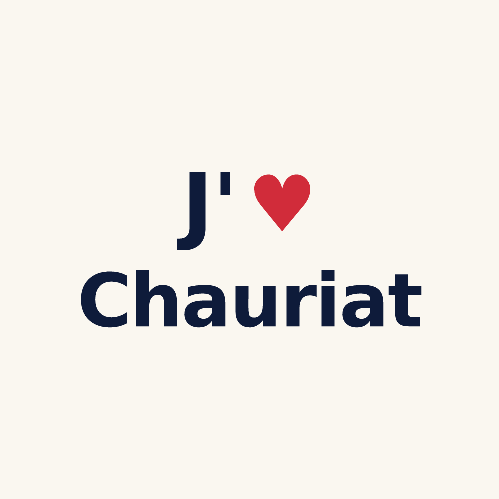 Tasse personnalisée Chauriat — design J'aime Chauriat