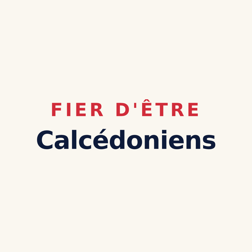 Tasse « Fier d'être Calcédoniens » — design pour Chaussy