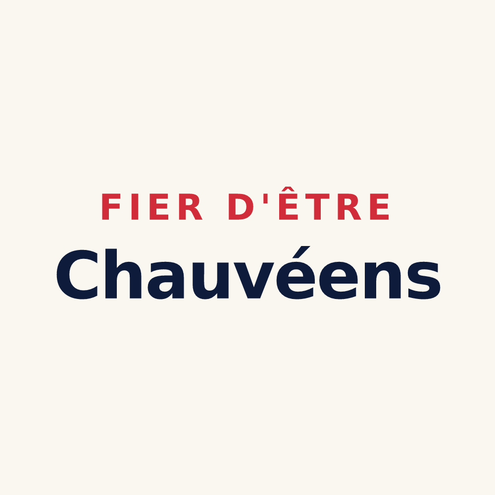 Tasse « Fier d'être Chauvéens » — design pour Chauvé