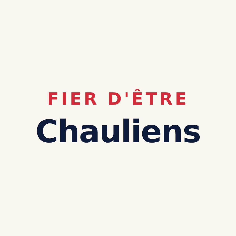 Tasse « Fier d'être Chauliens » — design pour Chaux-des-Crotenay