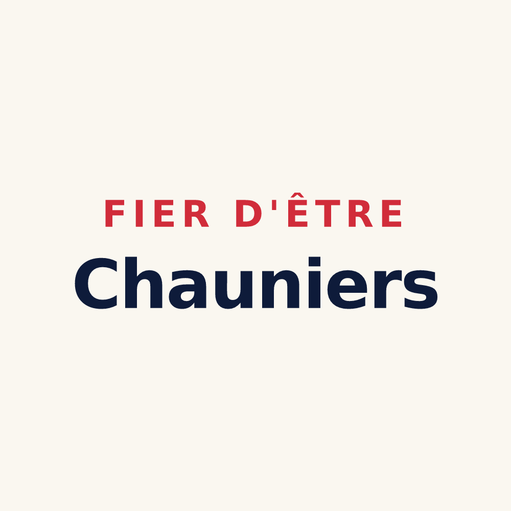 Tasse « Fier d'être Chauniers » — design pour Chaux-Neuve