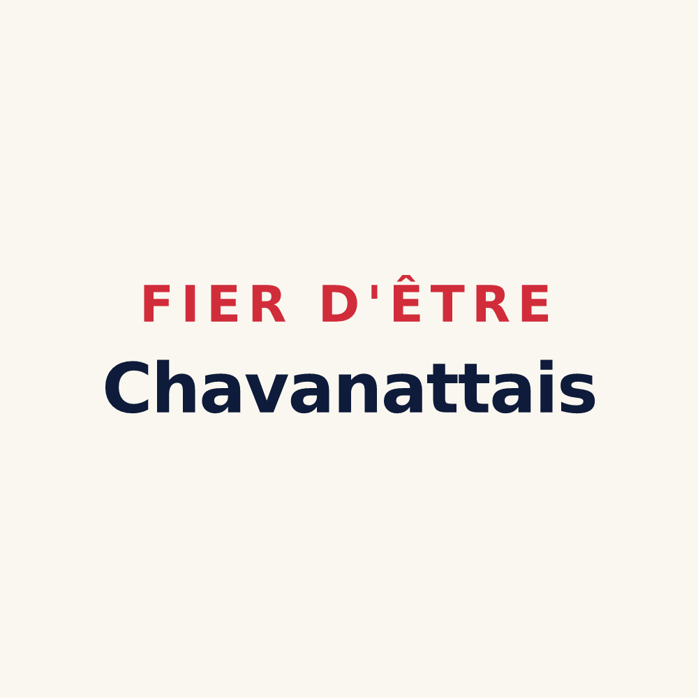 Tasse « Fier d'être Chavanattais » — design pour Chavanatte
