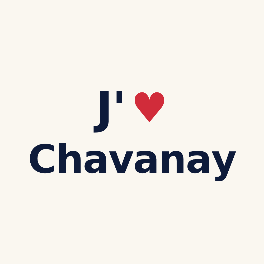 Tasse personnalisée Chavanay — design J'aime Chavanay