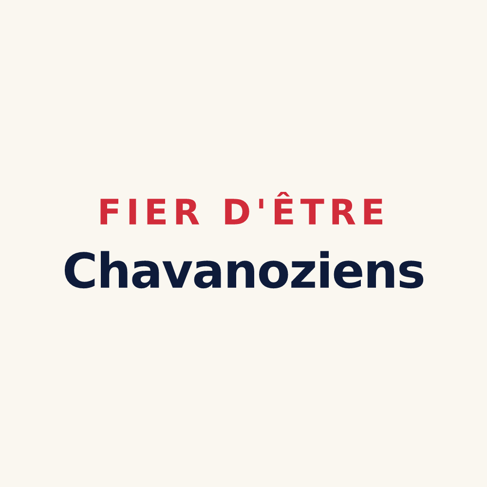 Tasse « Fier d'être Chavanoziens » — design pour Chavanoz
