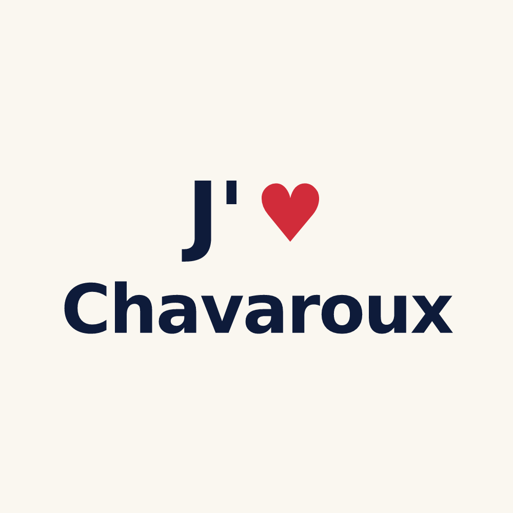 Tasse personnalisée Chavaroux — design J'aime Chavaroux