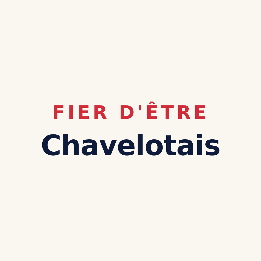 Tasse « Fier d'être Chavelotais » — design pour Chavelot