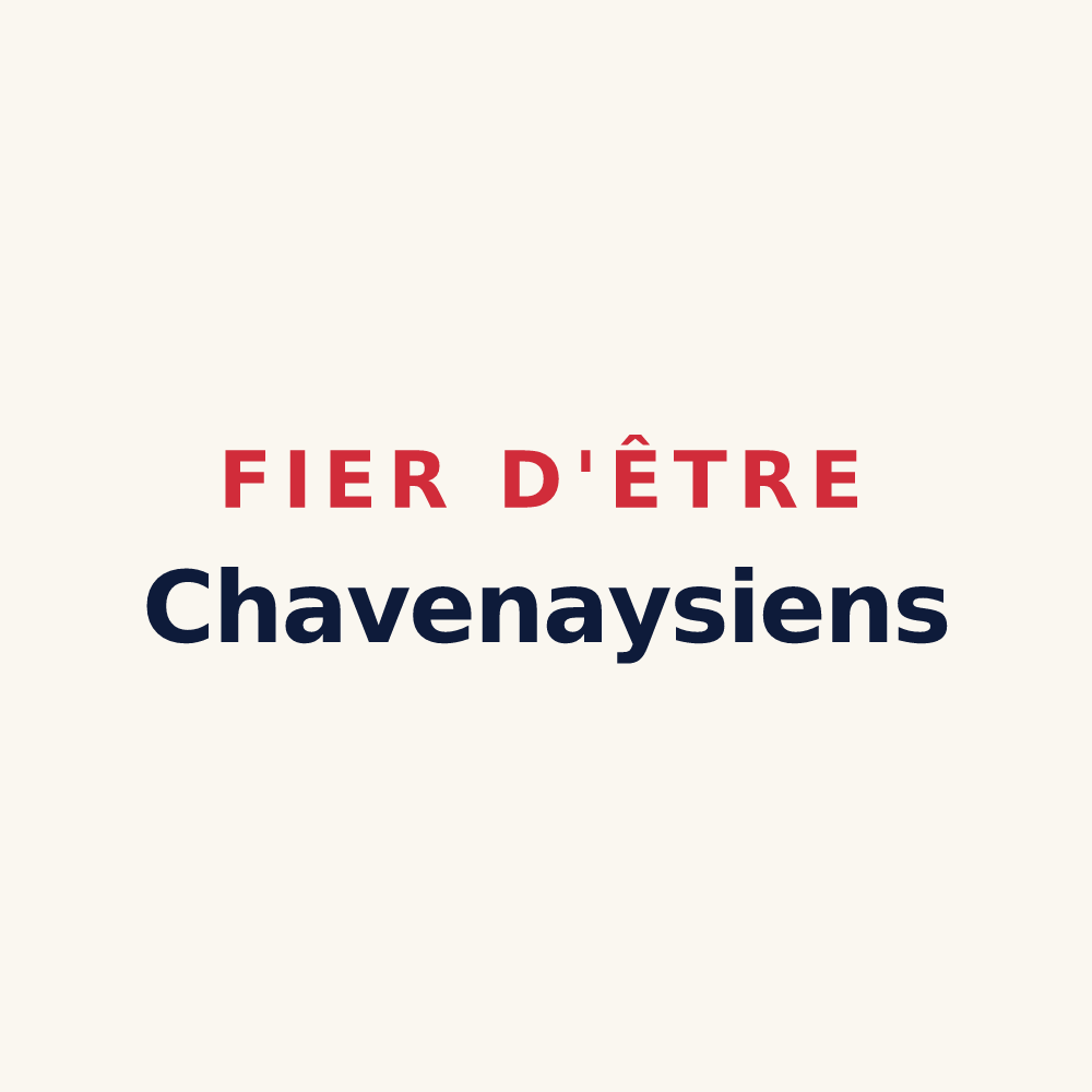 Tasse « Fier d'être Chavenaysiens » — design pour Chavenay