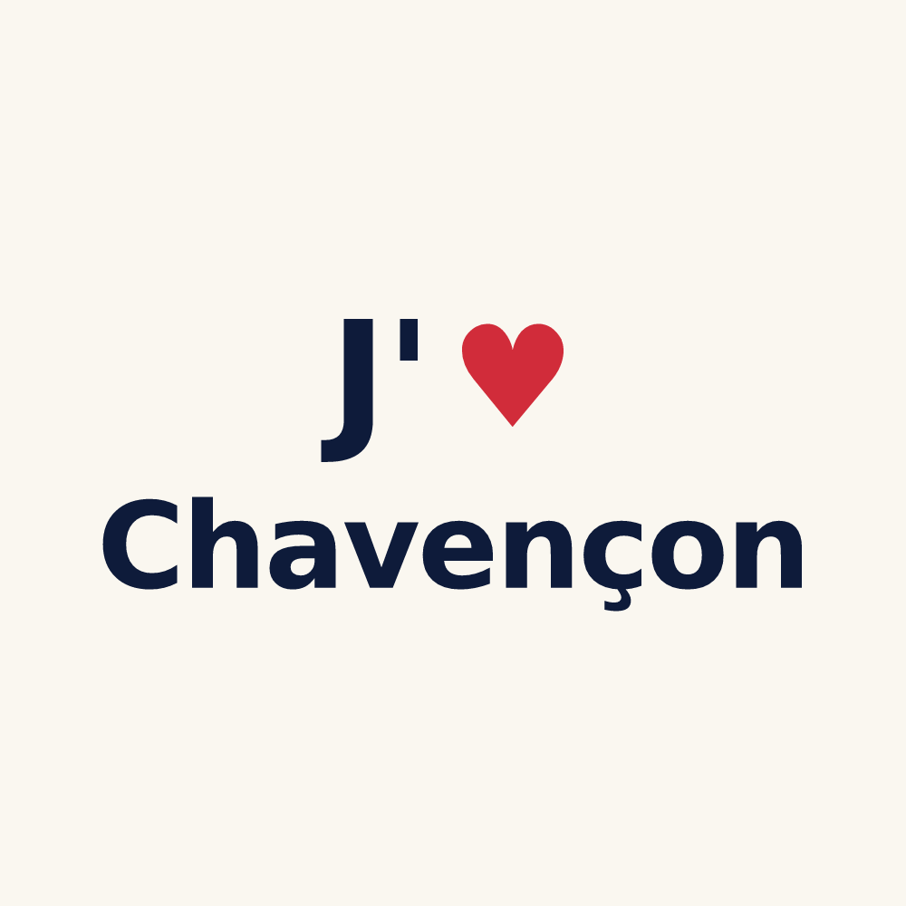 Tasse personnalisée Chavençon — design J'aime Chavençon