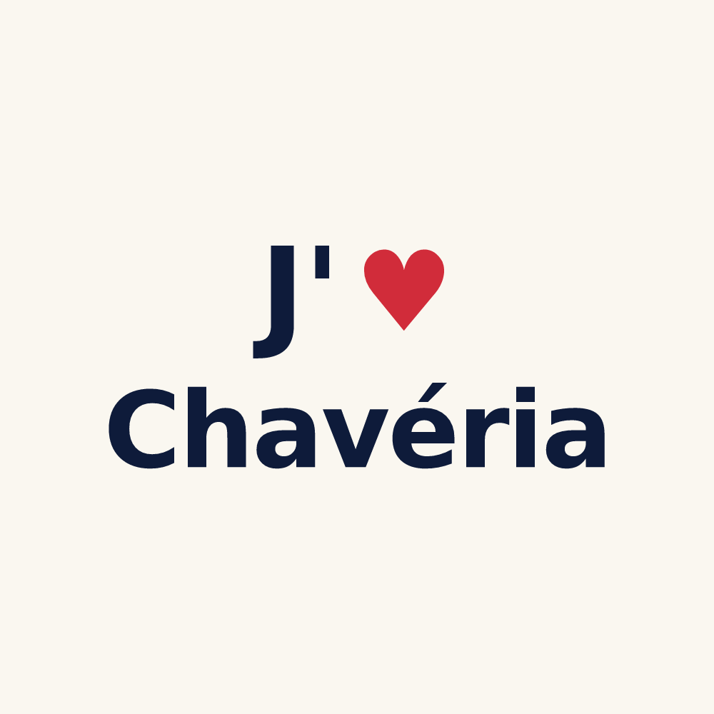 Tasse personnalisée Chavéria — design J'aime Chavéria