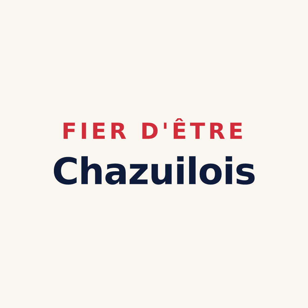 Tasse « Fier d'être Chazuilois » — design pour Chazeuil