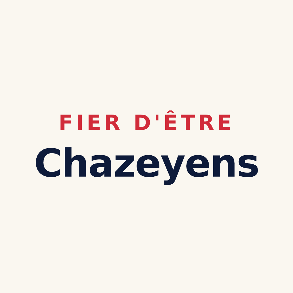 Tasse « Fier d'être Chazeyens » — design pour Chazey-sur-Ain