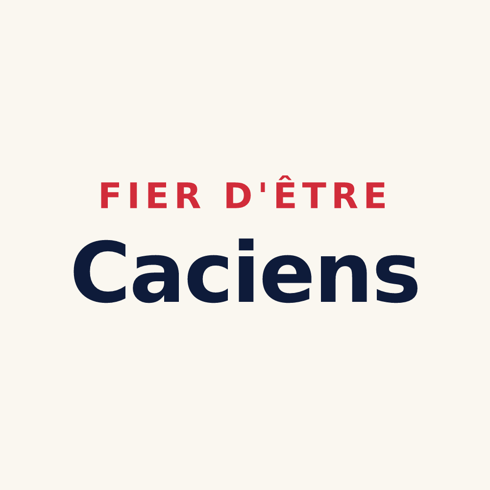Tasse « Fier d'être Caciens » — design pour Chécy