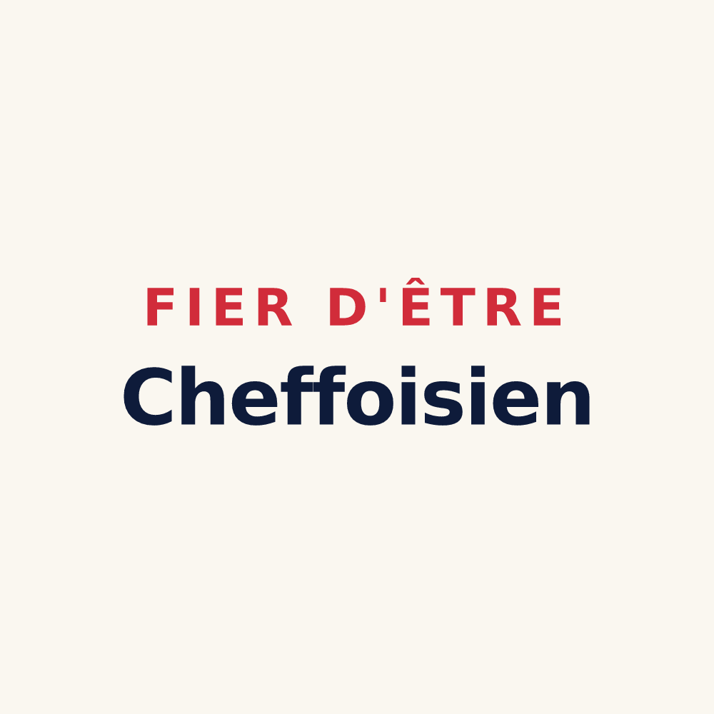 Tasse « Fier d'être Cheffoisien » — design pour Cheffois