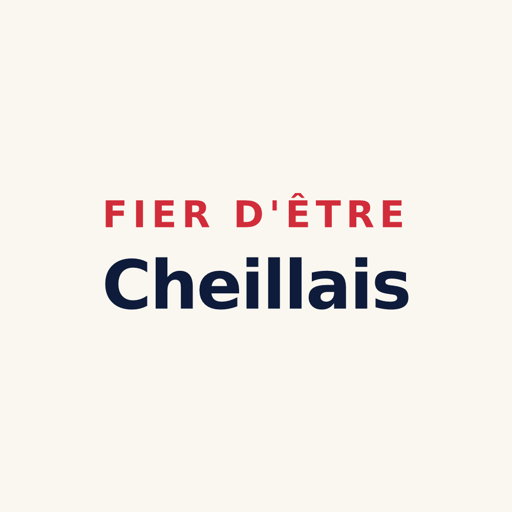 Tasse « Fier d'être Cheillais » — design pour Cheilly-lès-Maranges