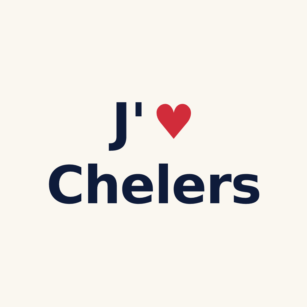 Tasse personnalisée Chelers — design J'aime Chelers