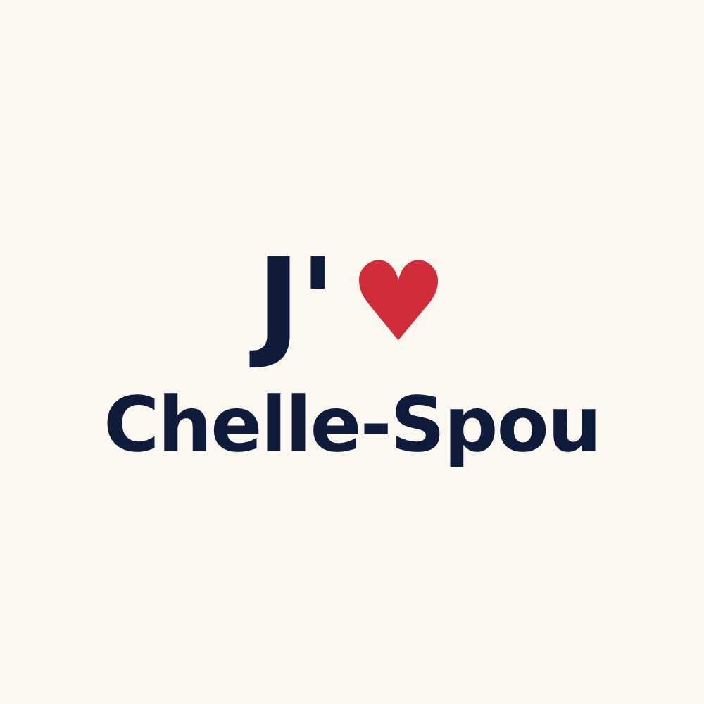 Tasse personnalisée Chelle-Spou — design J'aime Chelle-Spou