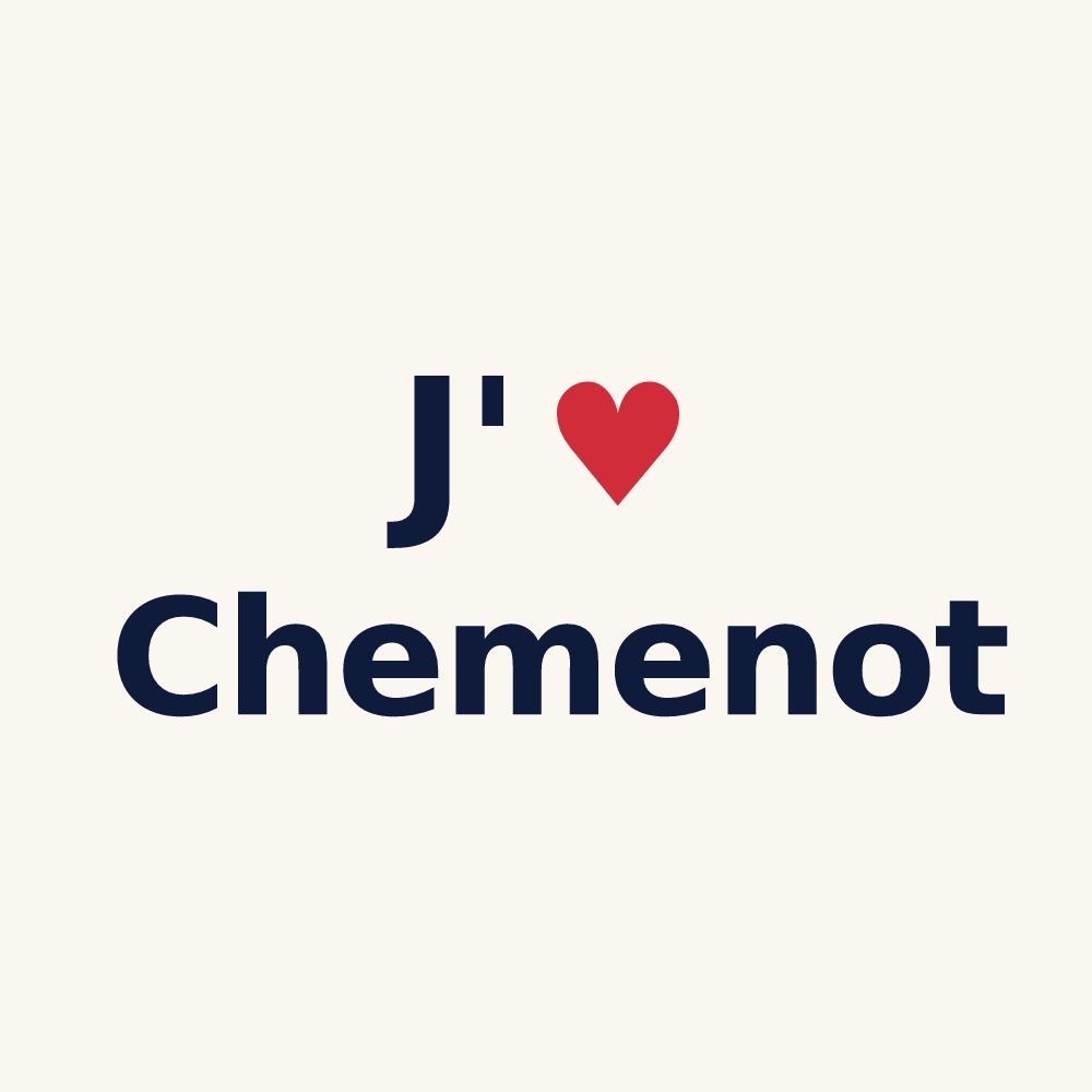 Tasse personnalisée Chemenot — design J'aime Chemenot