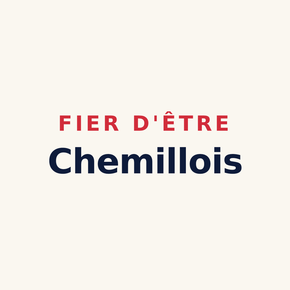 Tasse « Fier d'être Chemillois » — design pour Chemillé-sur-Indrois