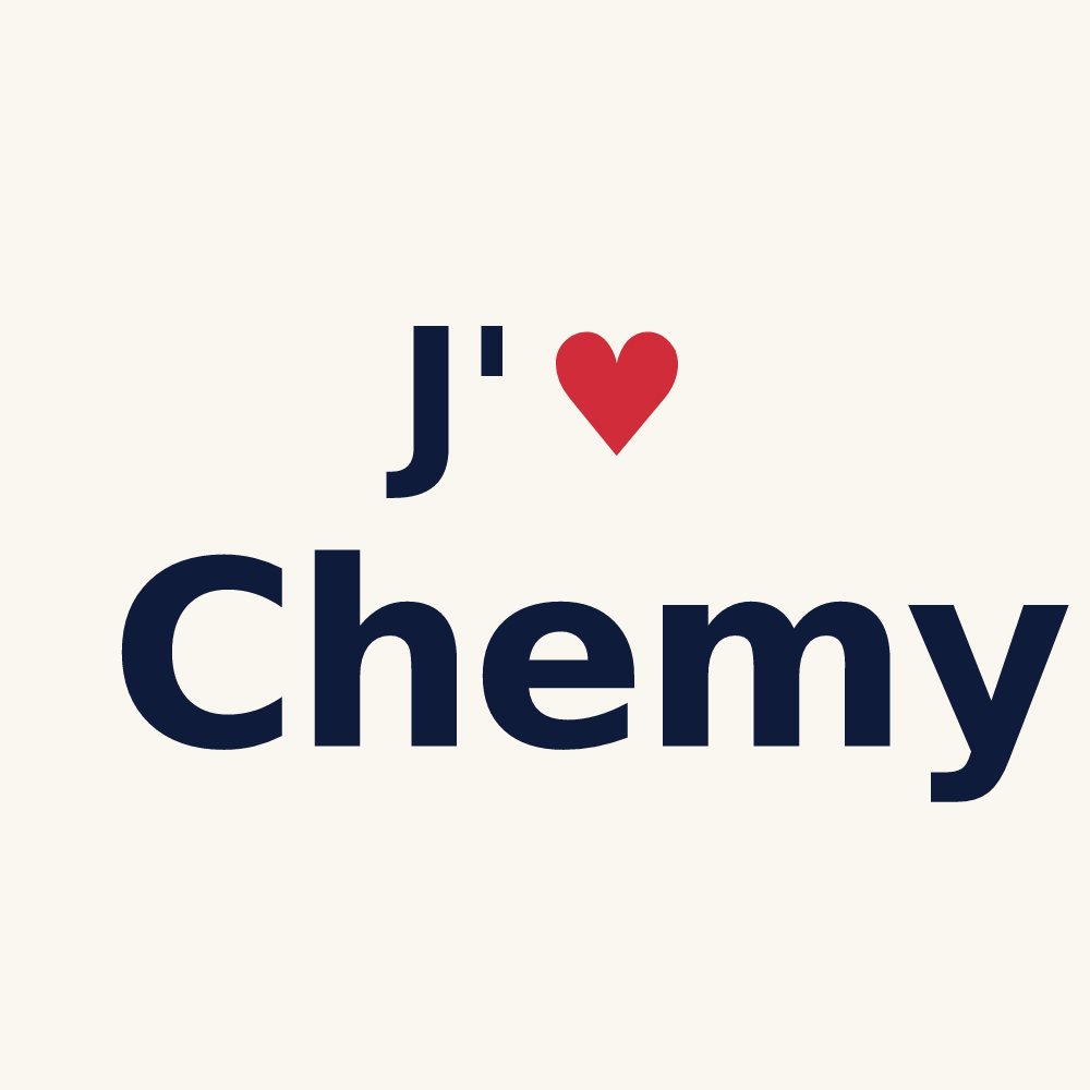 Tasse personnalisée Chemy — design J'aime Chemy